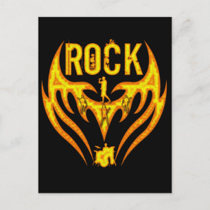 CARTÃO POSTAL BANDA ROCK