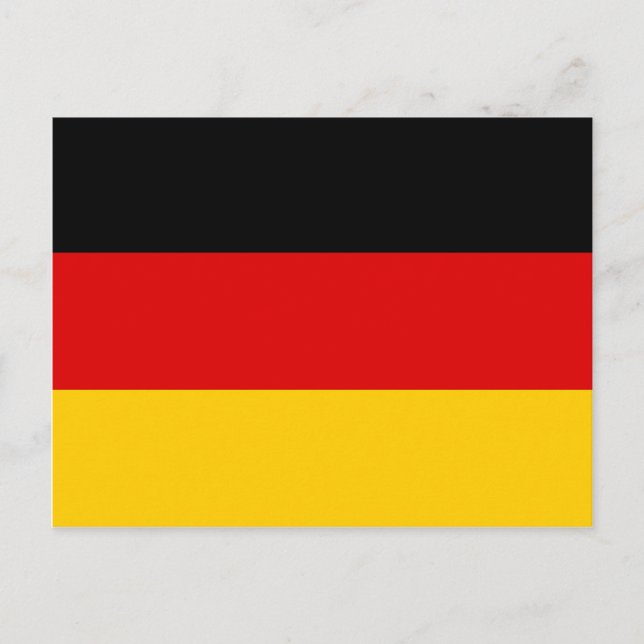 Cartão Postal bandeira alemã (Frente)