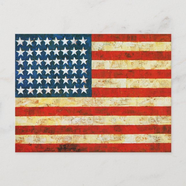 Cartão Postal Bandeira Americana (Frente)