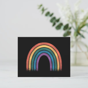 Cartão Postal Bandeira Arco-Íris LGBTQ Orgulho Gay Conscientizaç