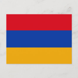 Cartão Postal Bandeira armênia, Bandeira da Armênia