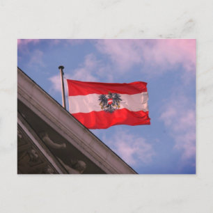 Cartão Postal bandeira áustria