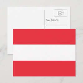 Cartão Postal Bandeira austríaca, Bandeira da Áustria