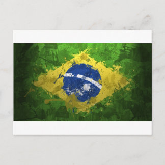 Cartão Postal Bandeira-Brasil-