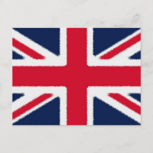 Cartão Postal Bandeira Britânica