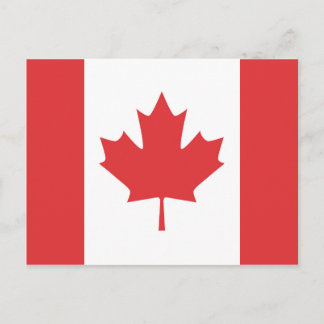 Cartão Postal Bandeira canadense