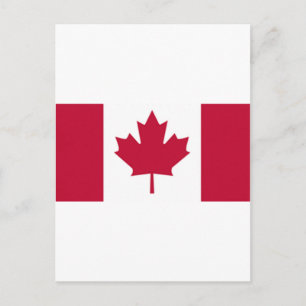 Cartão Postal Bandeira canadense
