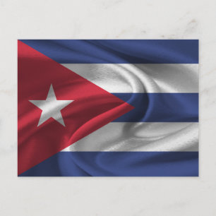 Cartão Postal Bandeira Cuba