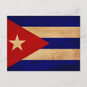 Cartão Postal Bandeira Cuba