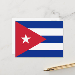 Cartão Postal Bandeira Cubana, Havana, Fidel Castro, Che Guevara