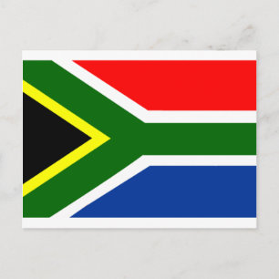 Cartão Postal Bandeira da África do Sul