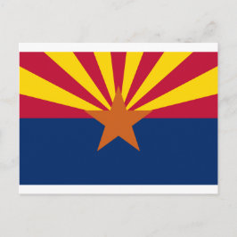 Cartão Postal Bandeira da Arizona