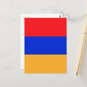 Cartão Postal Bandeira da Armênia