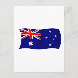 Cartão Postal Bandeira da Austrália