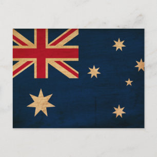 Cartão Postal Bandeira da Austrália