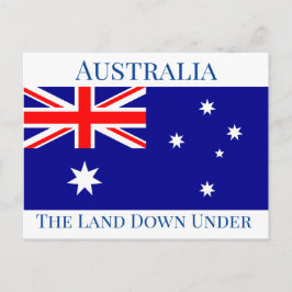 Cartão Postal Bandeira da Austrália