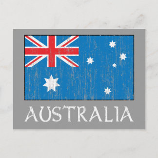 Cartão Postal Bandeira da Austrália