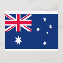 Cartão Postal Bandeira da Austrália