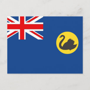 Cartão Postal Bandeira da Austrália Ocidental