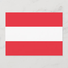 Cartão Postal Bandeira da Áustria