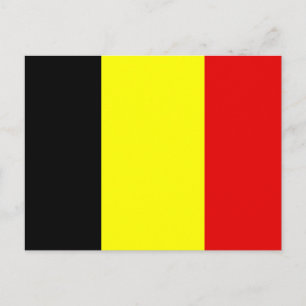 Cartão Postal Bandeira da Bélgica