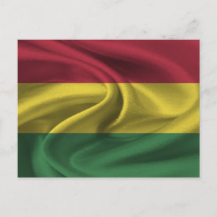 Cartão Postal Bandeira da Bolívia