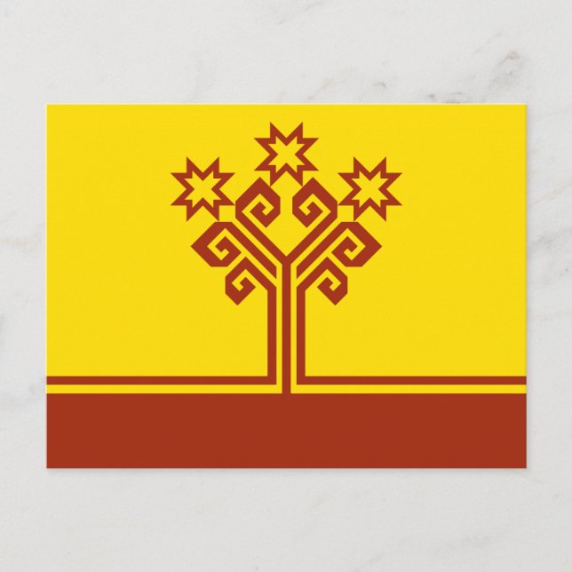 Cartão Postal Bandeira da Chuváchia (Frente)