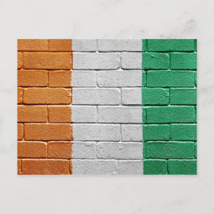 Cartão Postal Bandeira da Costa do Marfim