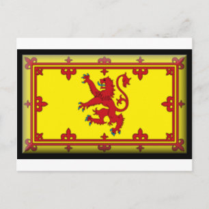 Cartão Postal Bandeira da Escócia