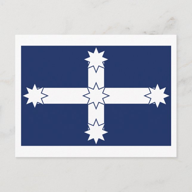 Cartão Postal Bandeira da Eureka Stockade (Frente)
