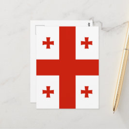 Cartão Postal Bandeira da Geórgia