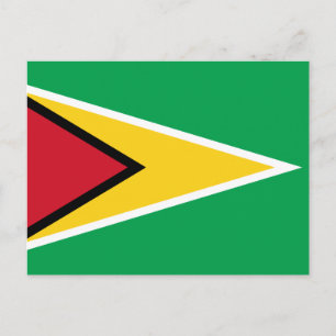 Cartão Postal Bandeira da Guiana