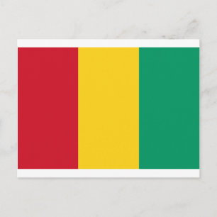 Cartão Postal Bandeira da Guiné