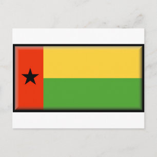 Cartão Postal Bandeira da Guiné-Bissau
