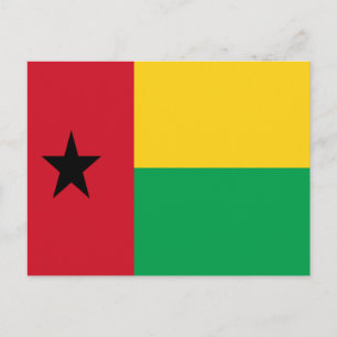 Cartão Postal Bandeira da Guiné-Bissau