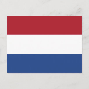 Cartão Postal Bandeira da Holanda