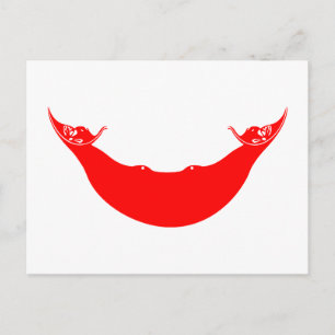 Cartão Postal Bandeira da Ilha de Páscoa