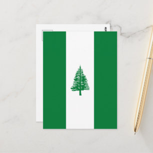 Cartão Postal Bandeira da Ilha Norfolk