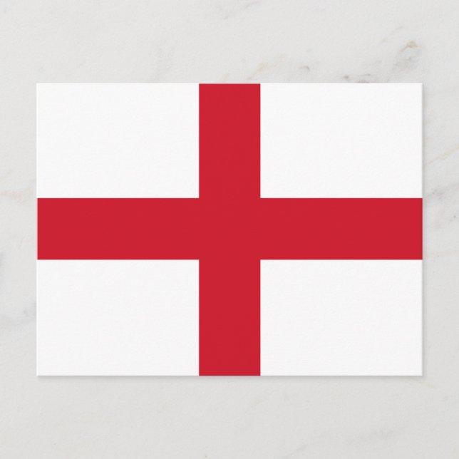 Cartão Postal Bandeira da Inglaterra (Frente)