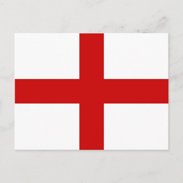 Cartão Postal Bandeira da Inglaterra (Frente)