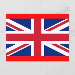 Cartão Postal bandeira da Inglaterra