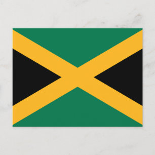 Cartão Postal bandeira da Jamaica