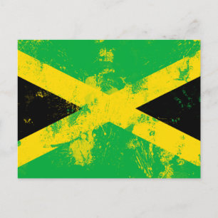 Cartão Postal Bandeira da Jamaica