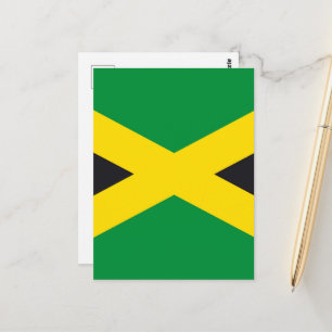 Cartão Postal bandeira da Jamaica