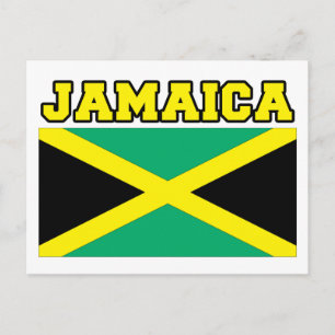 Cartão Postal bandeira da Jamaica