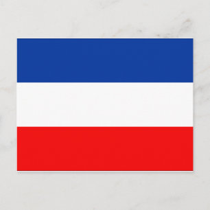 Cartão Postal Bandeira da Jugoslávia
