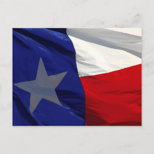 Cartão Postal Bandeira da Pop Art do Texas