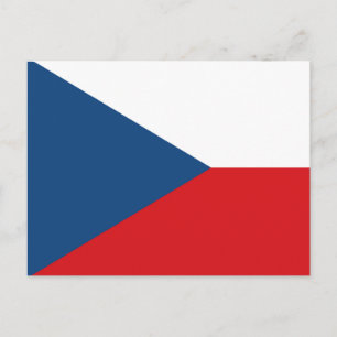 Cartão Postal Bandeira da República Checa