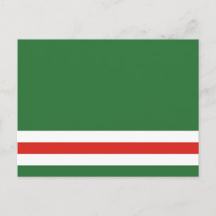 Cartão Postal Bandeira da República Chechena de Ichkeria