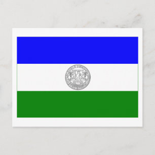 Cartão Postal Bandeira da República de Jämtland (não oficial)
